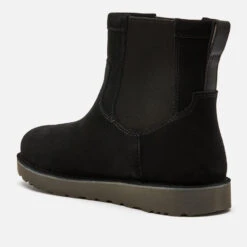 UGG Men's Campout Suede Chelsea Boots - Black -Cheap Stepwise Footwear Store 12615408 1674804157957463