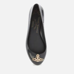 Vivienne Westwood For Melissa Women's Space Love 22 Ballet Flats - Black Cut Out Gold Orb -Cheap Stepwise Footwear Store 12650061 1734794795728955