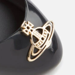 Vivienne Westwood For Melissa Women's Space Love 22 Ballet Flats - Black Cut Out Gold Orb -Cheap Stepwise Footwear Store 12650061 1874794795778062