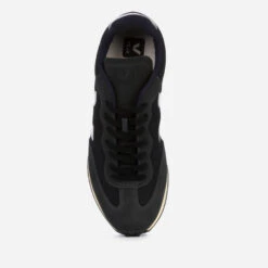 Veja Men's Rio Branco Mesh Running Style Trainers - Black/White/Oxford Grey -Cheap Stepwise Footwear Store 12652549 1294814815489209