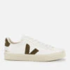 Veja Women's Campo Chrome Free Leather Trainers - Extra White/Khaki