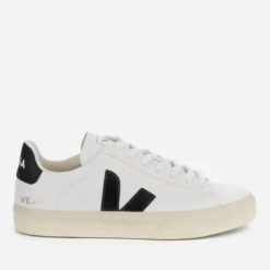 Veja Women's Campo Chrome Free Leather Trainers - Extra White/Black