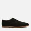 Walk London Men's Danny Suede Derby Shoes - Black
