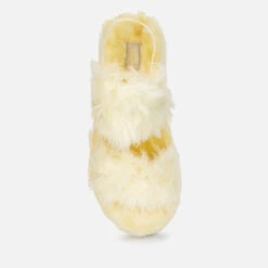 UGG Women's Fluff Sugar Sustainable Sandals - Yellow -Cheap Stepwise Footwear Store 12752127 4214860368434053