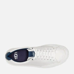 UGG Men's South Bay Leather Low Top Trainers - White -Cheap Stepwise Footwear Store 12752299 1974871998852041