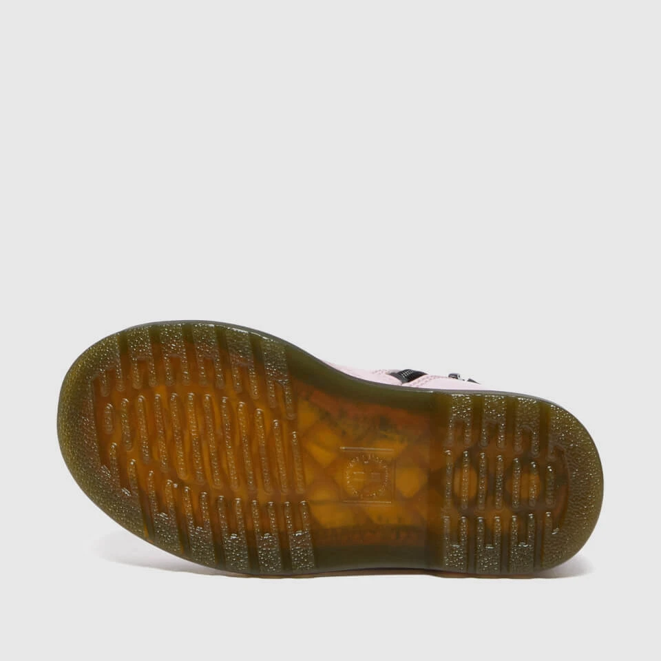 Dr. Martens Toddlers' 1460 Patent Lamper Lace Up Boots - Pale Pink 4 Dr. Martens Toddlers' 1460 Patent Lamper Lace Up Boots - Pale Pink - Image 4