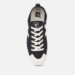 Veja Men's Nova Canvas Low Top Trainers - Black Pierre -Cheap Stepwise Footwear Store 12786857 8744864545227910
