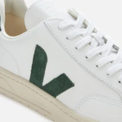 Veja Men's V12 Leather Trainers - Extra White/Cyprus -Cheap Stepwise Footwear Store 12786917 1304850326060173