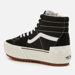 Vans Women's Sk8-Hi Stacked Trainers - Black -Cheap Stepwise Footwear Store 12792330 1144851092949900