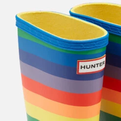 Hunter Kids' First Classic Rainbow Wellington Boots - Multi -Cheap Stepwise Footwear Store 12796868 1334840438150179