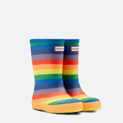 Hunter Kids' First Classic Rainbow Wellington Boots - Multi -Cheap Stepwise Footwear Store 12796868 1874840438041624