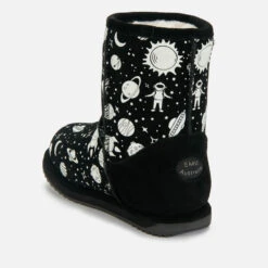 EMU Australia Kids' Outer Space Brumby Waterproof Boots - Black -Cheap Stepwise Footwear Store 12945105 8864894829043036
