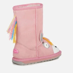 EMU Australia Toddlers' Magical Unicorn Sheepskin Boots - Pale Pink -Cheap Stepwise Footwear Store 12945150 1524981716485577