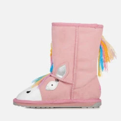 EMU Australia Toddlers' Magical Unicorn Sheepskin Boots - Pale Pink -Cheap Stepwise Footwear Store 12945150 5854981716534381
