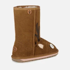 EMU Australia Toddlers' Deer Sheepskin Boots - Chestnut -Cheap Stepwise Footwear Store 12945156 2584981716795270