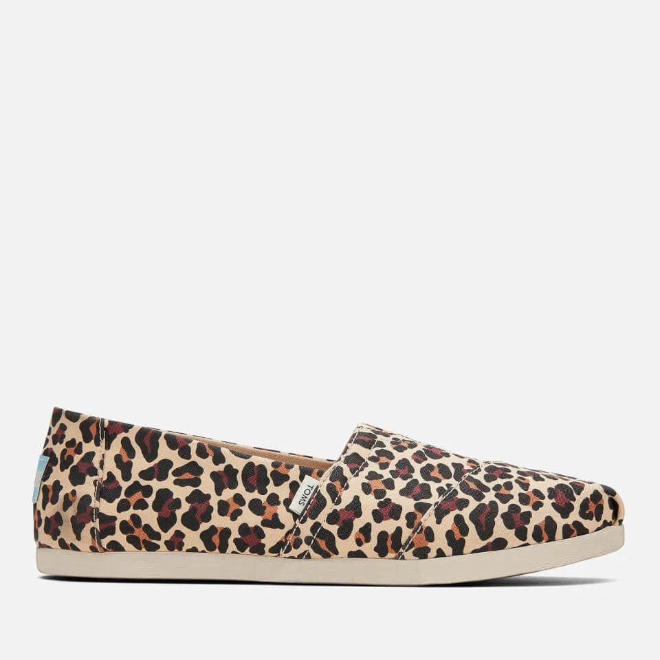 TOMS Women's Alpargata Vegan Slip-On Pumps - Beige Classic Leopard 1 TOMS Women's Alpargata Vegan Slip-On Pumps - Beige Classic Leopard
