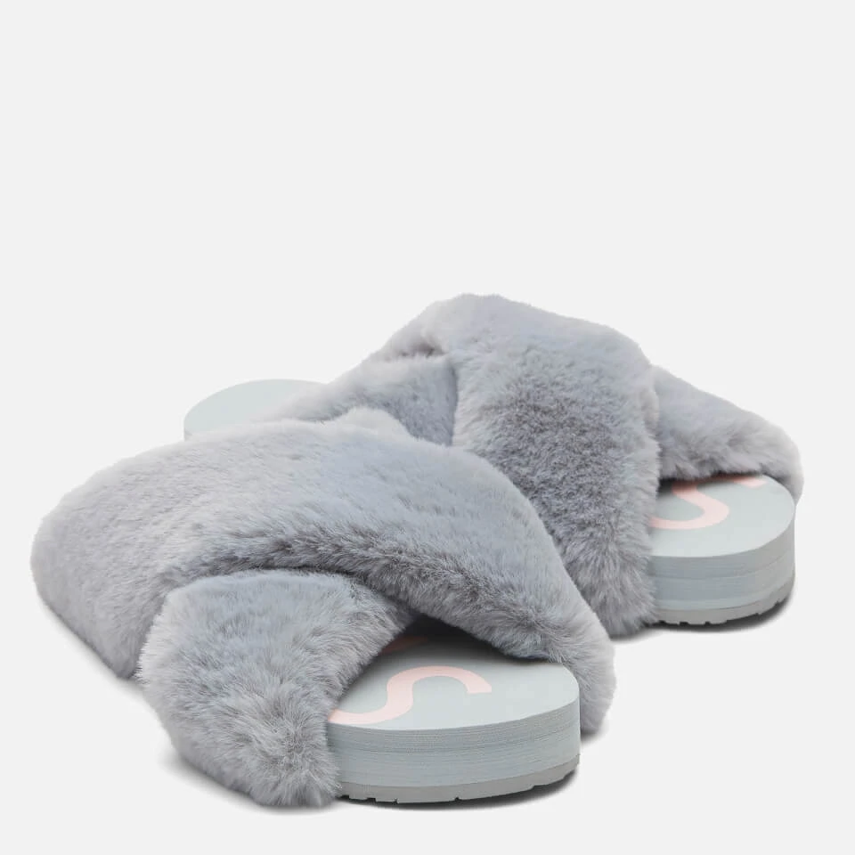 TOMS Women's Susie Vegan Eva Slippers - Mid Grey 2 TOMS Women's Susie Vegan Eva Slippers - Mid Grey - Image 2