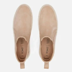 TOMS Women's Bryce Suede Ankle Boots - Sand -Cheap Stepwise Footwear Store 12946146 1654891959631974