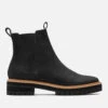 TOMS Women's Dakota Water Resistant Leather Chelsea Boots - Black