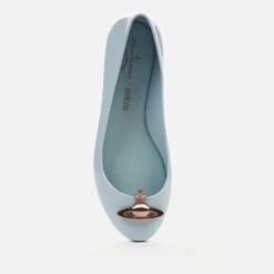 Vivienne Westwood For Melissa Women's Sweet Love Ballet Flats - Sky -Cheap Stepwise Footwear Store 12947332 3844880632407666