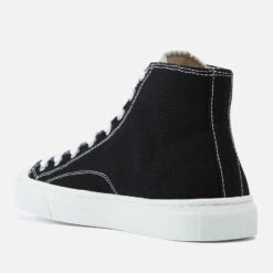 Vivienne Westwood Women's Plimsoll Canvas Hi-Top Trainers - Black -Cheap Stepwise Footwear Store 12953654 6144980441379065