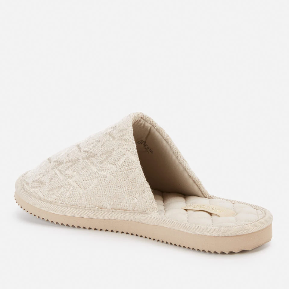 MICHAEL Michael Kors Women's Janis Slippers - Natural 2 MICHAEL Michael Kors Women's Janis Slippers - Natural - Image 2