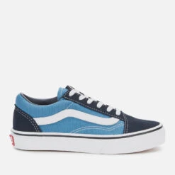 Vans Kids' Old Skool Trainers - Navy/True White