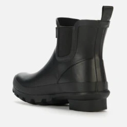 Kurt Geiger London Women's Sleet Short Wellie Chelsea Boots - Black -Cheap Stepwise Footwear Store 13123978 1174926511312503