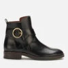 See By Chloé Women's Lyna Leather Ankle Boots - Black
