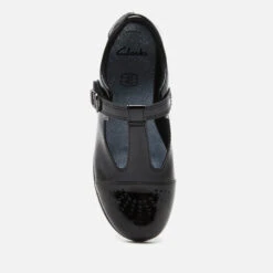 Clarks Kids' Scala Spirit School Shoes - Black Pat -Cheap Stepwise Footwear Store 13131276 1664881147466983