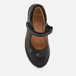 Clarks Scooter Jump Kids' School Shoes - Black Leather -Cheap Stepwise Footwear Store 13131294 5644883744206719