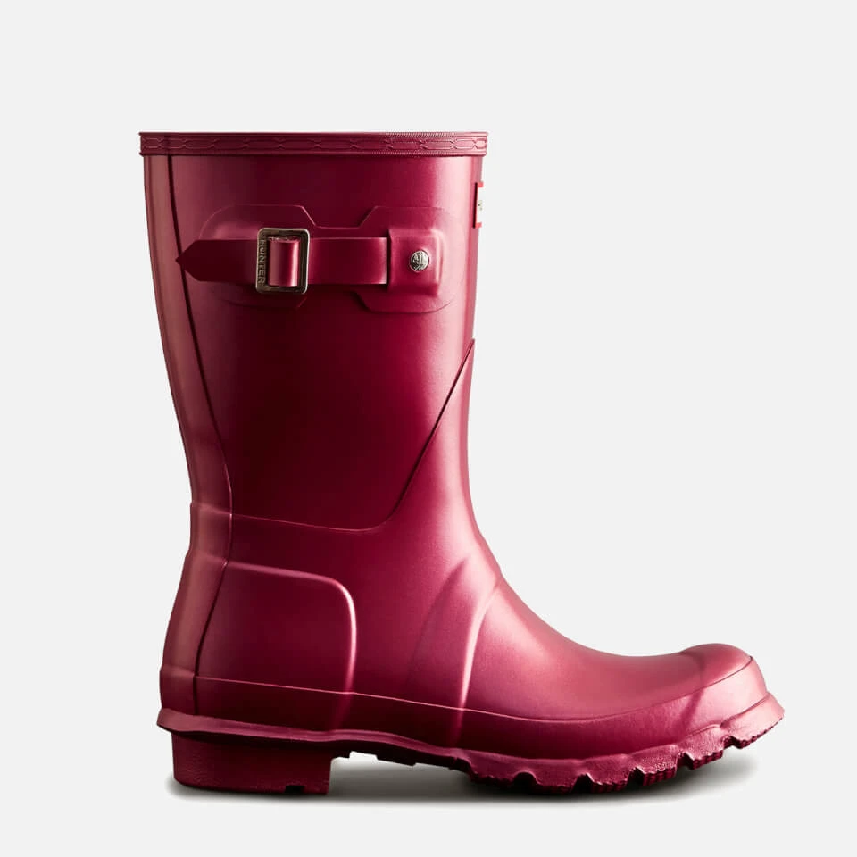 Hunter Women's Original Nebula Short Wellies - Hayes Burgundy 1 Hunter Women's Original Nebula Short Wellies - Hayes Burgundy