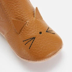Liewood Kids' Edith Leather Slipper Shoes - Cat Golden Caramel -Cheap Stepwise Footwear Store 13148948 1455021573850978