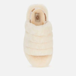 UGG Kids' Fluff Yeah Slide Slippers - Natural -Cheap Stepwise Footwear Store 13149725 1104883738602245