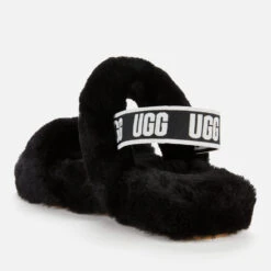 UGG Kids' Oh Yeah Slippers - Black -Cheap Stepwise Footwear Store 13149752 7364883738762646
