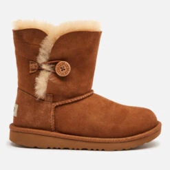 UGG Kids' Bailey Button II Boots - Chestnut
