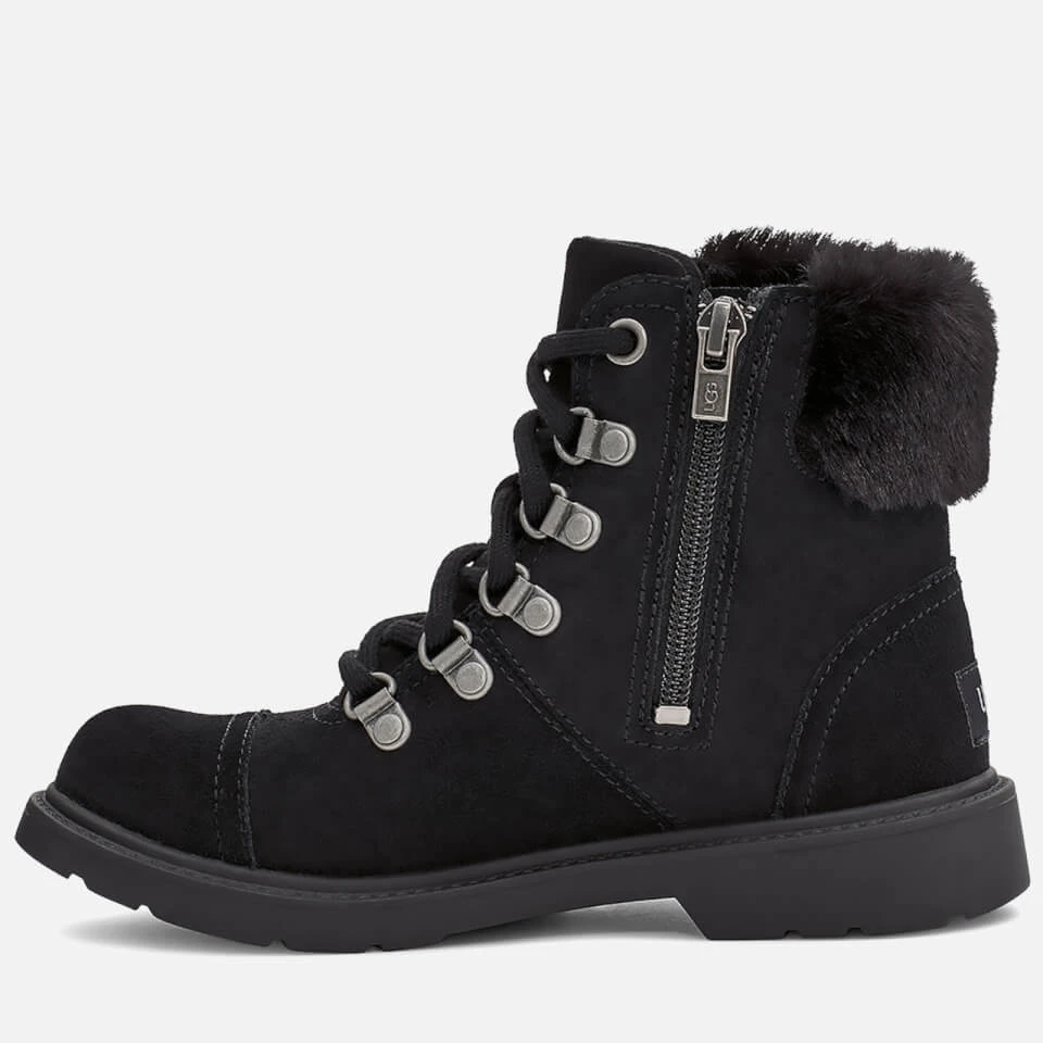 UGG Kids' Azell Hiker All Weather Boots - Black 3 UGG Kids' Azell Hiker All Weather Boots - Black - Image 3