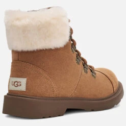 UGG Kids' Azell Hiker All Weather Boots - Chestnut -Cheap Stepwise Footwear Store 13149840 3514908296506782