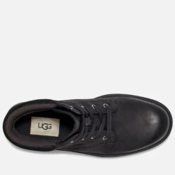 UGG Women's Harrison Lace Waterproof Leather Lace Up Boots - Black -Cheap Stepwise Footwear Store 13152393 2054911925819539