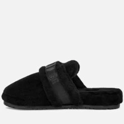 UGG Men's Fluff It Slippers - Black -Cheap Stepwise Footwear Store 13152449 1434978540958484