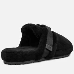 UGG Men's Fluff It Slippers - Black -Cheap Stepwise Footwear Store 13152449 9064978540857066
