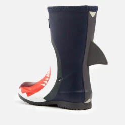 Joules Kids' Printed Wellies - Navy Shark -Cheap Stepwise Footwear Store 13156687 1834955265509493