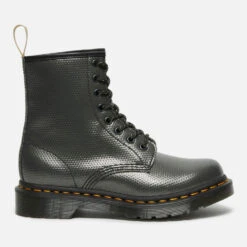Dr. Martens Women's Vegan 1460 8-Eye Boots - Gunmetal