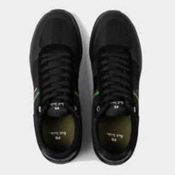 PS Paul Smith Men's Huey Running Style Trainers - Black/Black -Cheap Stepwise Footwear Store 13166211 1804901861258703