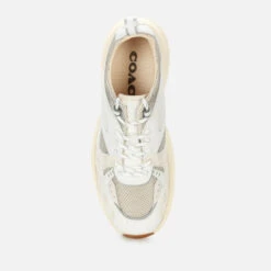 Coach Men's Tech Running Style Trainers - Optic White -Cheap Stepwise Footwear Store 13167861 1624900053040413
