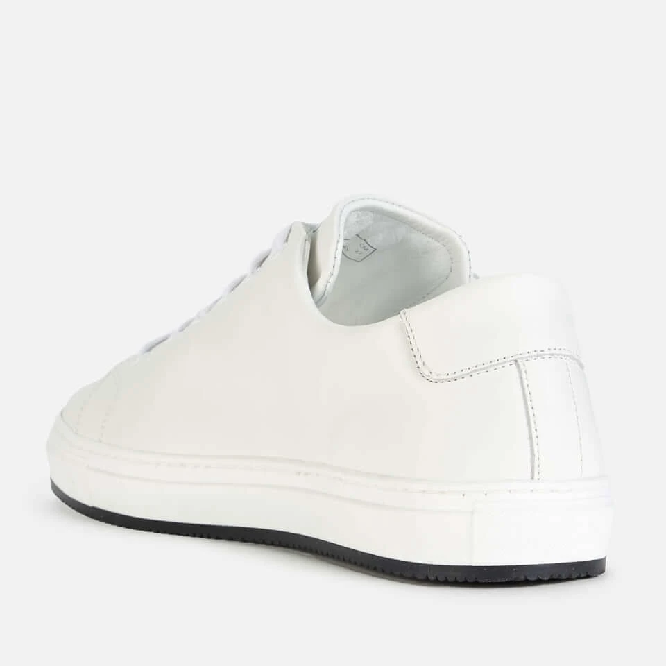 Valentino Women's Leather Cupsole Trainers - White/Black 2 Valentino Women's Leather Cupsole Trainers - White/Black - Image 2
