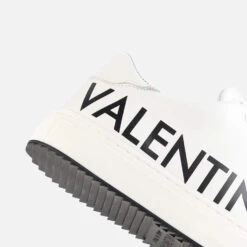 Valentino Men's Leather Cupsole Trainers - White/Black -Cheap Stepwise Footwear Store 13175354 6464951149397785