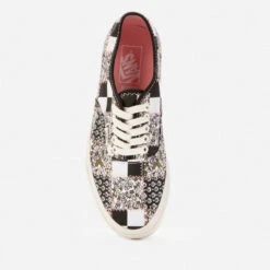 Vans Women's Patchwork Floral Authentic Trainers - Multi/Marshmallow -Cheap Stepwise Footwear Store 13176769 1004899012064641