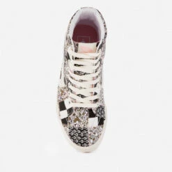 Vans Women's Patchwork Floral Authentic SK8-Hi Trainers - Multi/Marshmallow -Cheap Stepwise Footwear Store 13176788 4674899012509976