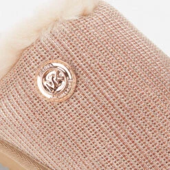 MICHAEL Michael Kors Women's Janis Slippers - Dark Copper -Cheap Stepwise Footwear Store 13187301 1214902094302054